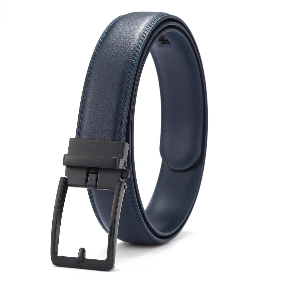Genuine Leather Automatic Buckle Belts